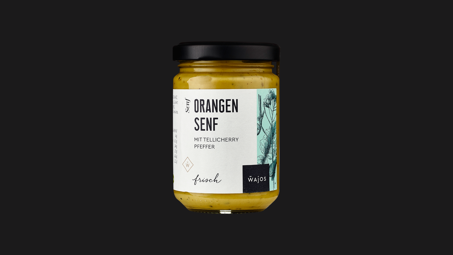 Orangen-Senf mit Tellicherry Pfeffer